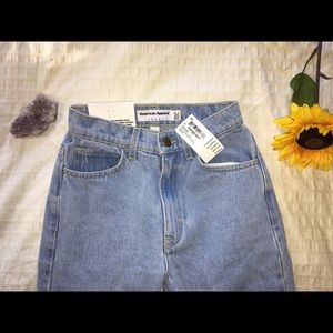 American Apparel high waist jeans